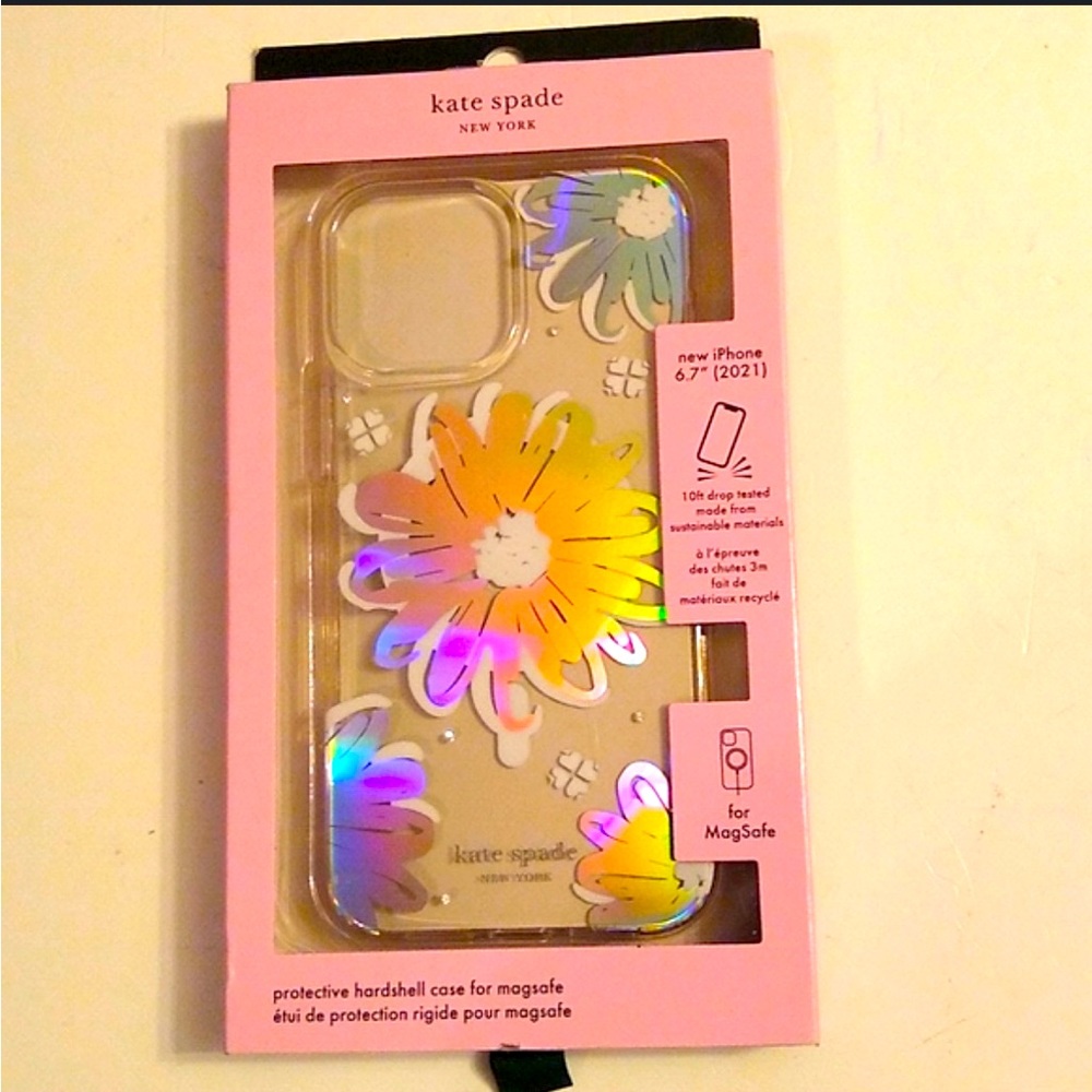 🤍Kate spade iPhone Case  Daisy Incandescent (6.7”)🤍